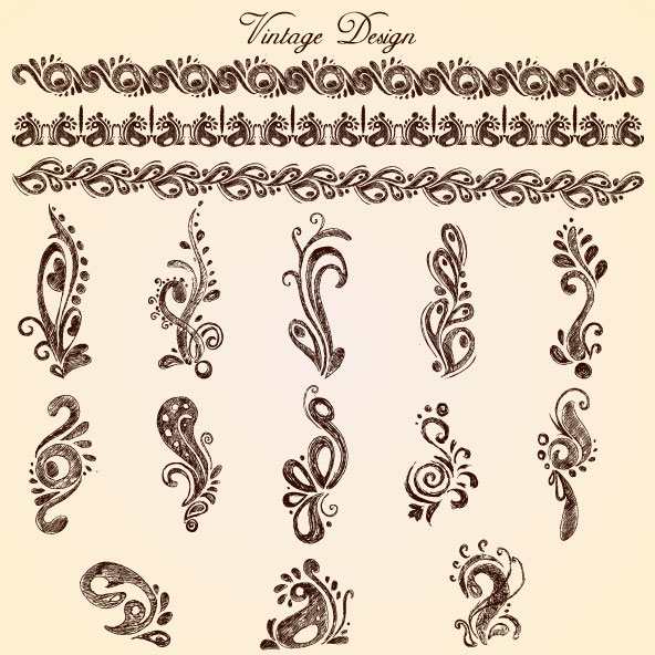 European style Decorative pattern Lacy vector 02 110398 style pattern lacy European decorative pattern   