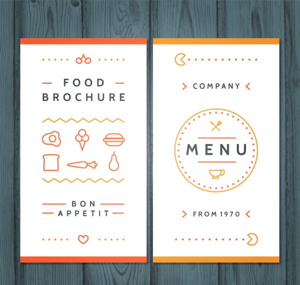 Simple menu design vectors simple menu design   