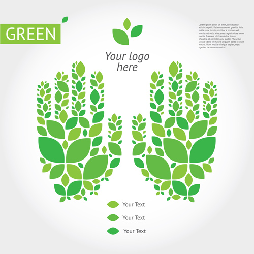 Green ecology template background vectors 02 template green ecology background   