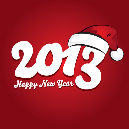 Vector set of Creative New Year 2013 design elements 05 new year elements element creative 2013   