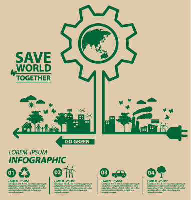 Save world eco environmental protection template vector 05 template vector Save world protection Environmental Protection environmental   
