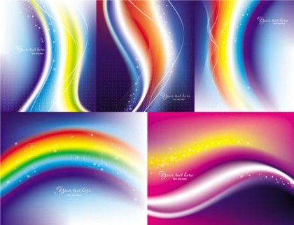 Colorful dream rainbow background vector 35909 rainbow dream colorful background   