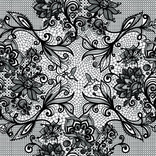 Vector black lace creative background graphics 02 lace Creative background creative black   