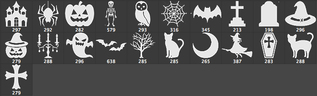 Halloween Brushes photoshop halloween brushes   