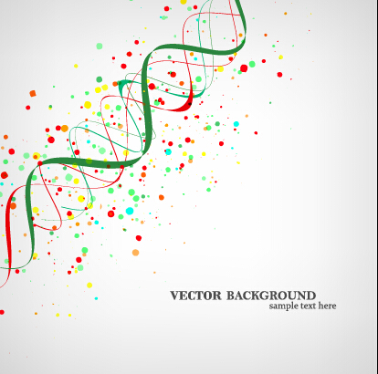 Colorful ribbon with dot vector background 06 ribbon dot colorful background   