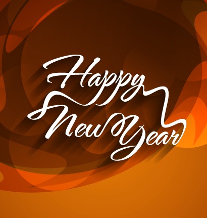 Happy New Year text with holiday background vector 03 new year new happy background vector background   