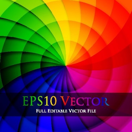 Rainbow colored background art vector 02 rotate colorful background   