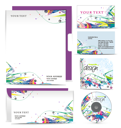 Elements of Identity Kit cover vector 05 kit identity elements element cover   