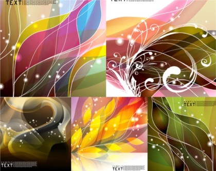 Special floral design background vector special flow dynamic dazzling background   