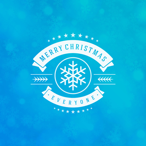 Merry christmas lable with halation background vector merry lable halation christmas background   