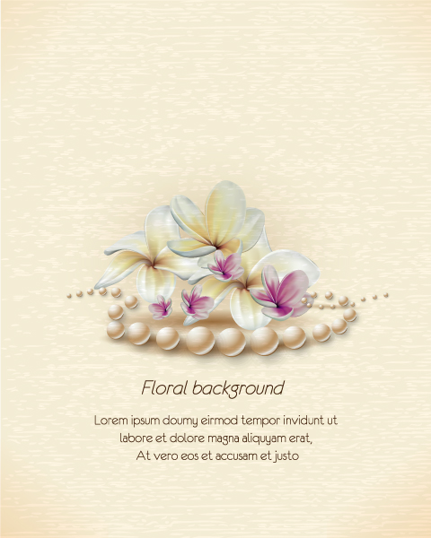 Vintage Spring floral background 01 vintage spring floral background floral   