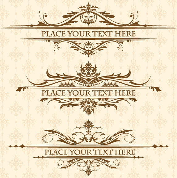 European style Decorative pattern Lacy vector 01 110390 style pattern lacy European decorative pattern   