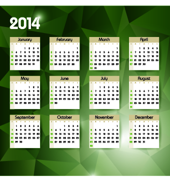 Calendar 2014 vector huge collection 126 Huge collection collection calendar 2014   