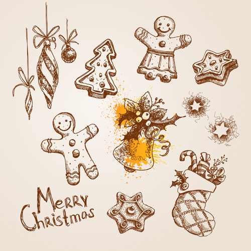 Cute Xmas icons mix vector graphics 01 xmas icons icon cute   