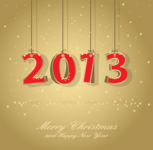 Vector set of Creative New Year 2013 design elements 04 new year elements element creative 2013   