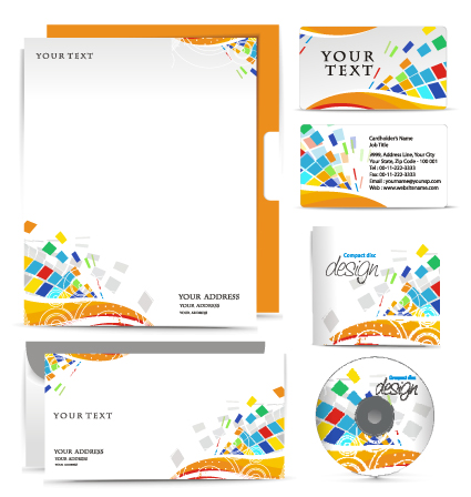 Elements of Identity Kit cover vector 03 kit identity elements element cover   