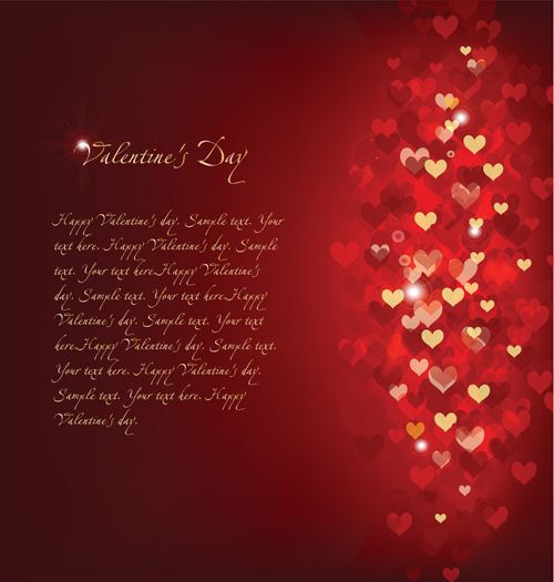 Different heart background art vector 05 hearts heart different   