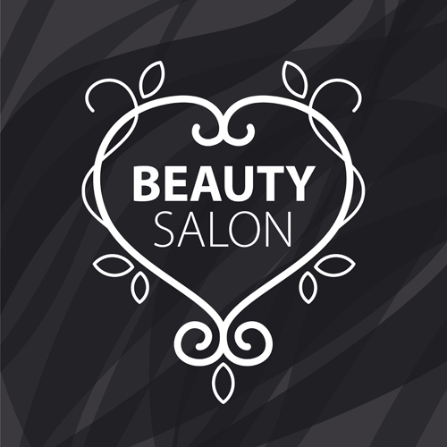 Floral with beauty salon logos vector material 04 salon logos floral beauty salon beauty   