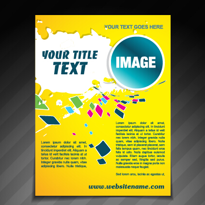 Creative magazine cover abstract design vector 04 magazine creative cover   