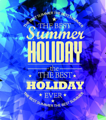 Summer Holidays with Abstract background vector 04 summer holiday background vector abstract background abstract   