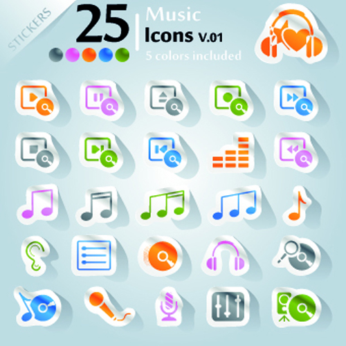 Icons stickers vector 20 stickers sticker icons icon   