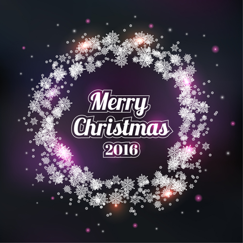 2016 christmas snow frame vector snow frame christmas   