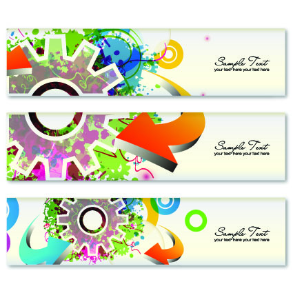 Vector modern banner graphics 02 modern banner   