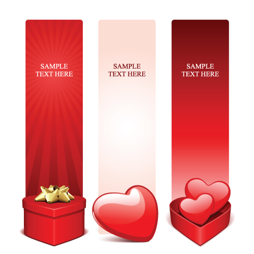 Various Valentines Day Cards design vector set 03 Various Valentine day cards card   