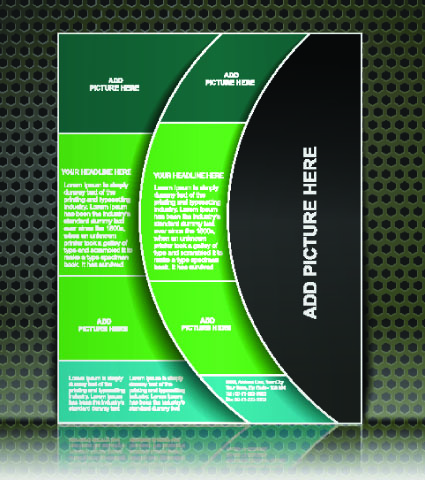 Business brochure cover design elements 02 elements element cover business brochure   