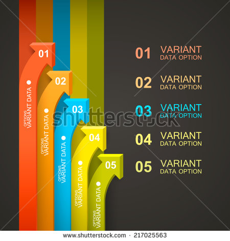Arrows with number infographic vector 01 number infographic arrows   