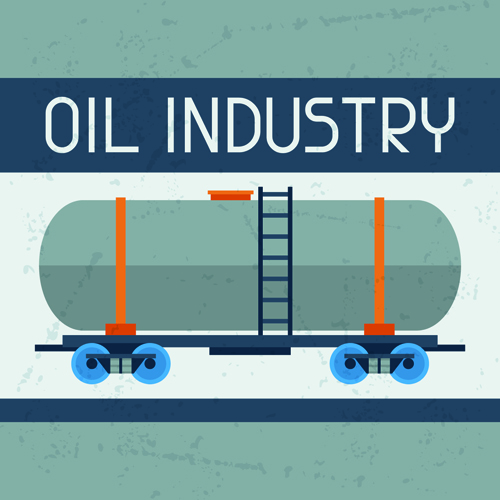 Oil industry elements with grunge background 04 oil industry elements background   