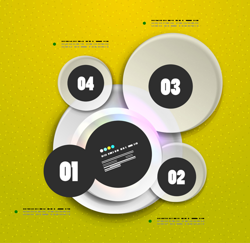 Circle elements business template vector 05 circles business template business   