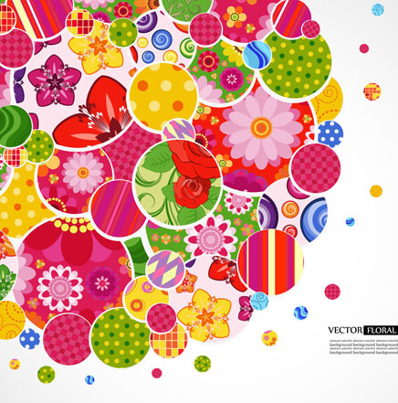 Set of Floral patterns elements vector 03 patterns floral pattern floral elements element   