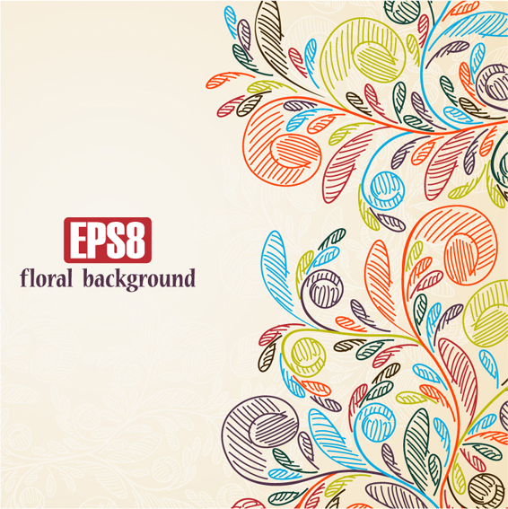 Draw floral background floral background floral background   