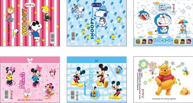 Cartoon pencil wrapping paper wrapping pencil paper cartoon   