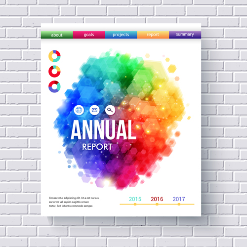 Abstract cover brochure business vectors material 05 material cover business brochure abstract   