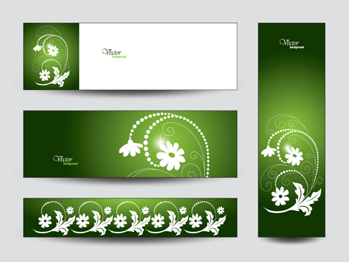 Brilliant flowers with banner background 05 flowers brilliant banner background banner   