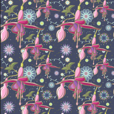 Classical flowers pattern seamless vector set 06 seamless pattern flowers classical   