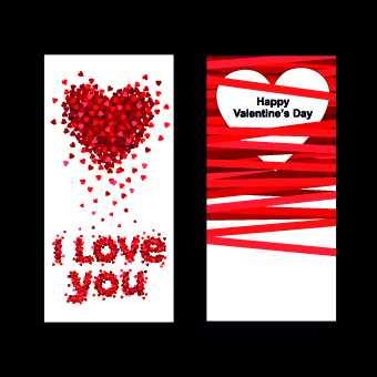 Happy Valentine Day creative banner vector 02 valentines Valentine day Valentine happy creative banner   