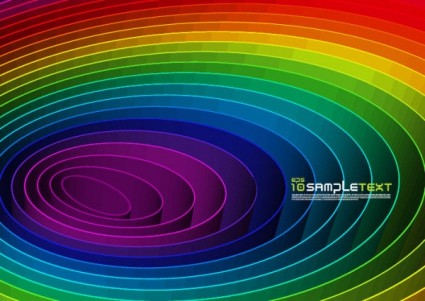 3D Round colorful background vector materizl symphony colorful background colorful background 3d   