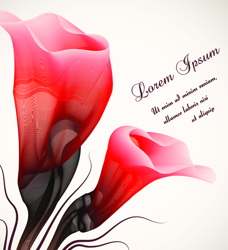 Set vector of Romantic Flowers art 05 romantic flowers flower   