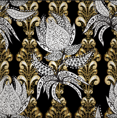 Luxury ornament floral pattern seamless vecrtor 06 seamless pattern ornament luxury floral pattern floral   