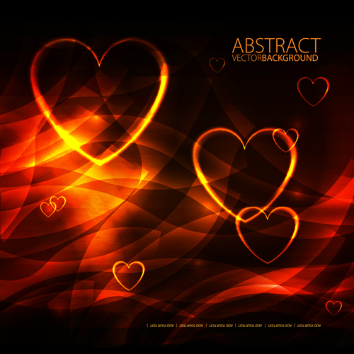 Different heart background art vector 04 hearts heart different   