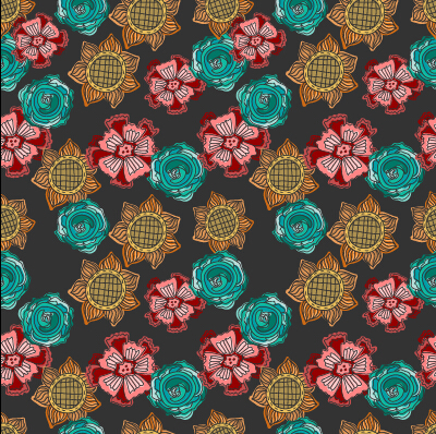 Classical flowers pattern seamless vector set 02 seamless pattern flowers classic   