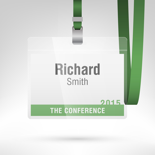 Conference card design vector 03 conference card   