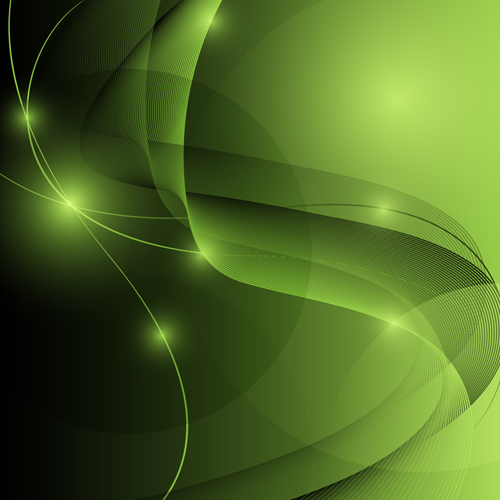 Green wave object shiny background vector wave shiny object background vector background   