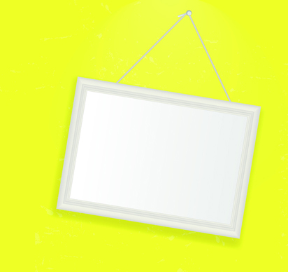 Set of Empty frame Hanging on the wall vector graphic 02 wall hanging frame empty   