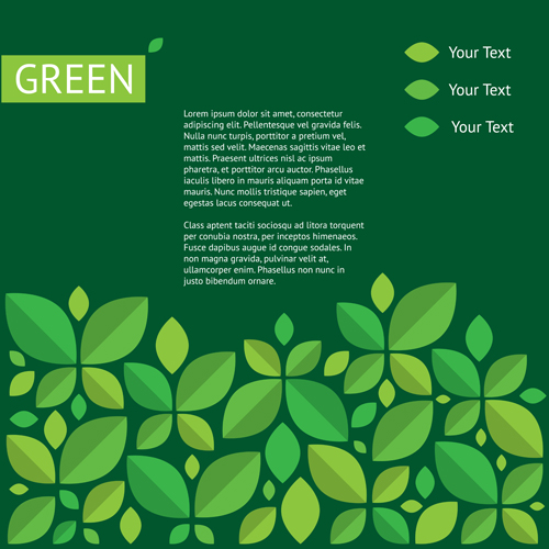 Green ecology template background vectors 07 template green ecology background   