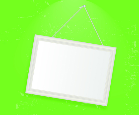 Set of Empty frame Hanging on the wall vector graphic 01 wall hanging frame empty   