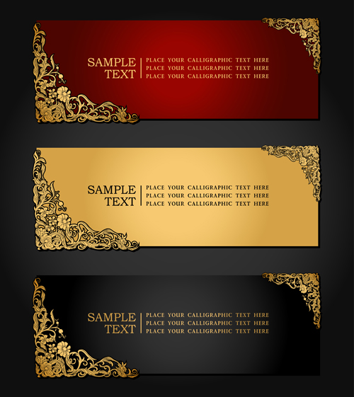 Elements of Luxury invitation background vector 03 luxury invitation elements element   